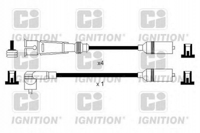 QUINTON HAZELL xc1149 -  Комплект проводов зажигания